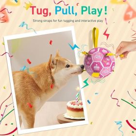 Dog , Squeaky Dogs Toys, Dog Soccer Ball with Straps, Puppy Gifts, Herding Balls with Bell Inside, Water Toy Dog , Squeaky Dogs Toys, Dog Soccer Ball with Straps, Puppy Gifts, Herding Balls with Bell Inside, Water Toy